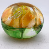 Yellow and Orange Flower Paperweight