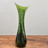 Green Tall  "Trees" Vase