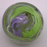 Green and Lilac Paperweight vi