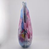 Agonising Blue Pink and White Oval "Journey"  Vase