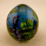 Herbaceous Egg Shaped Paperweight