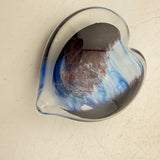 Blue and Brown  Heart