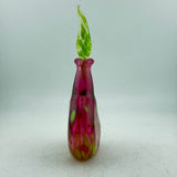 Pink and Green Oval Scent Bottle