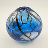 Blue Supermoon Oval Vase iii