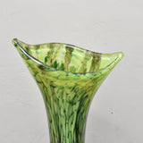 Green Tall  "Trees" Vase