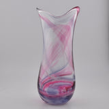 Pink, Purple & White Freeform  "Demo" Vase iv