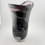 Bit of a lump! Black, White and red vase (second)