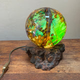 Dartmoor Table Lamp on Burr Elm Base