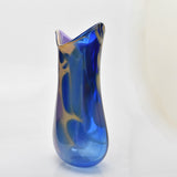 Blue, Lilac and Apricot "Fishtail" Vase
