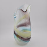 Black, Green, Jade and White  "Demo" Vase (with a sneaky little bit of lilac!)  xxxx