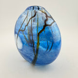 Blue Supermoon Oval Vase iv