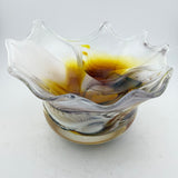 Amber, Black and White Journey “Splash” Bowl (Second)