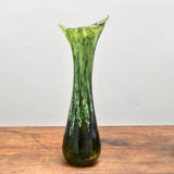 Green Tall  "Trees" Vase