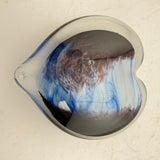 Blue and Brown  Heart