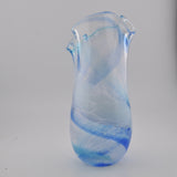 Blue & White Freeform  "Demo" Vase xv