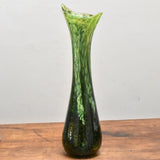 Green Tall  "Trees" Vase