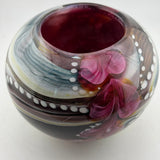 Pink, Teal, Amber, Black and White Journey Rosebowl (Second)