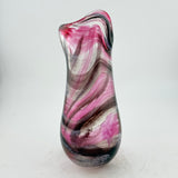 Black and Pink Freeform  "Demo" Vase