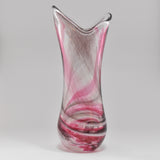 Pink, Black and White freeform  "Demo" Vase ix