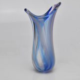 Blue, Lilac and Apricot  Small "Fishtail" Vase