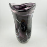 Bit of a lump! Black, White and red vase (second)