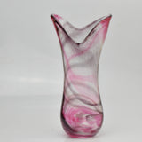 Pink, Black and White freeform  "Demo" Vase vi