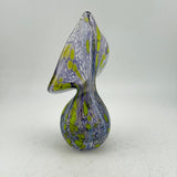 Purple, White and Green Arum Bud Vase ii
