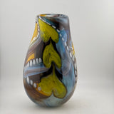 Pink, Yellow, Black and White “Journey from Rotherhithe” Large Vase