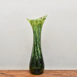 Green Tall  "Trees" Vase