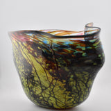 "Dartmoor Green" Oval  Freeform Vase