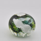 Green and White "Demo" Paperweight iv