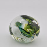 Green and White "Demo" Paperweight iv