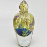 "English Country Garden" Scent Bottle with Heavy Clear Glass Base ii
