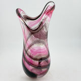 Black and Pink Freeform  "Demo" Vase