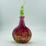 Pink and Green Oval Scent Bottle