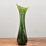 Green Tall  "Trees" Vase