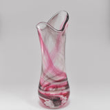 Pink, Black and White freeform  "Demo" Vase ix