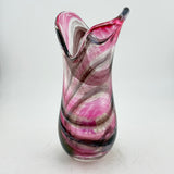 Black and Pink Freeform  "Demo" Vase