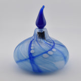 Blue and White Stoppered Flask (slight second)