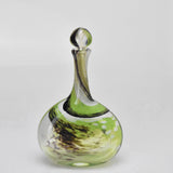 Black and Green Oval Scent Bottle