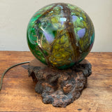 Dartmoor Table Lamp on Burr Elm Base