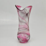 Pink, Black and White freeform  "Demo" Vase vi