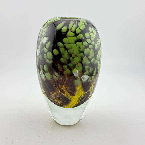 “Climber” (Bindweed!) Black and Green vase
