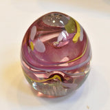 Pink  "Gorse and Heather" Paperweight