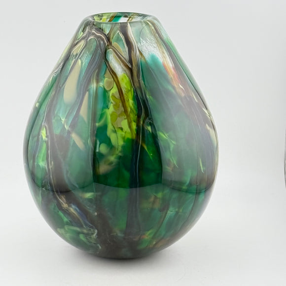 “My Wild Garden After A Year Of Neglect”! Egg Shaped Vase