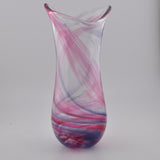 Pink, Purple & White Freeform  "Demo" Vase iv