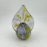 Purple, White and Green Arum Bud Vase