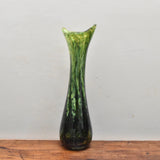 Green Tall  "Trees" Vase