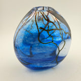 Blue Supermoon Oval Vase iii