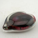 Pink and Black Heart Paperweight